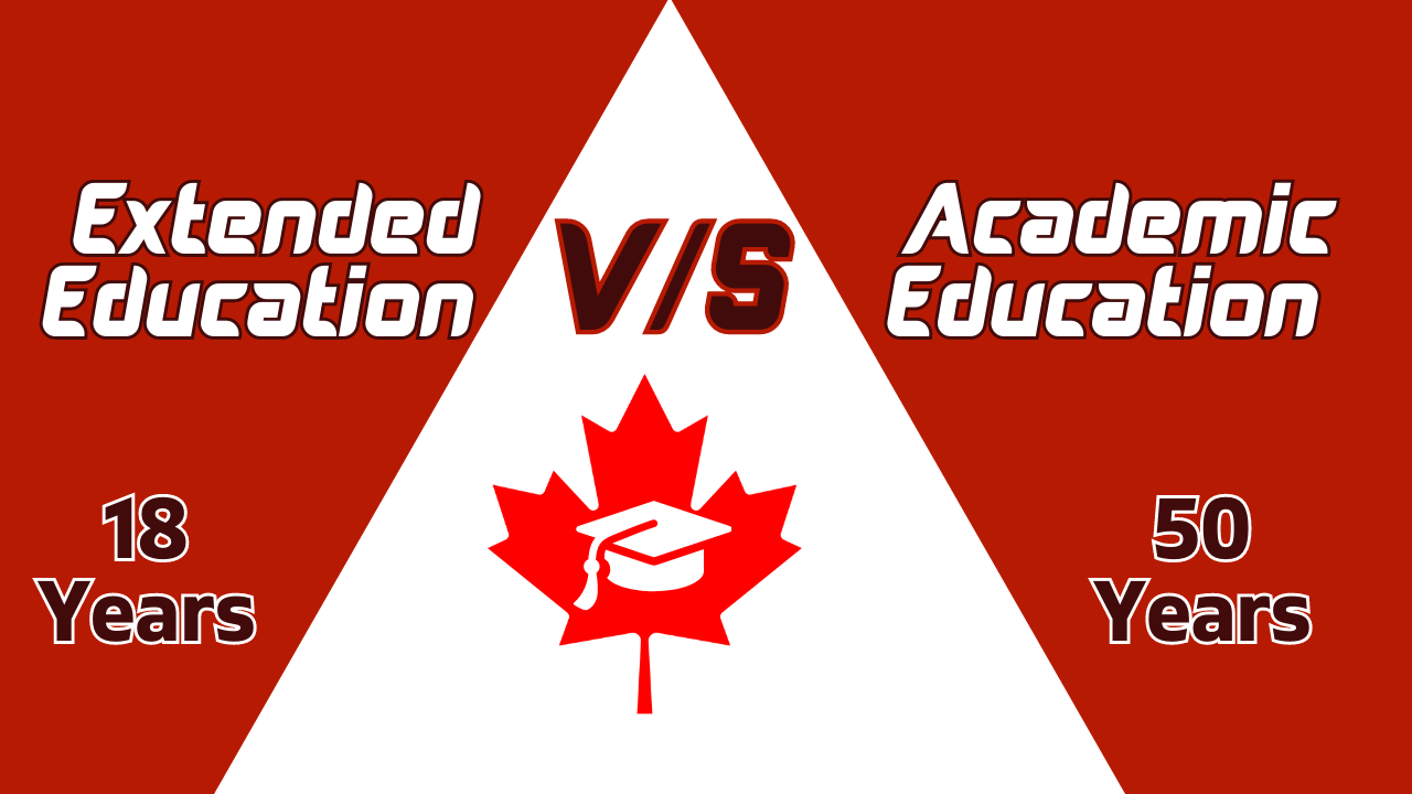 Extended Education vs. Academic Education in Canada