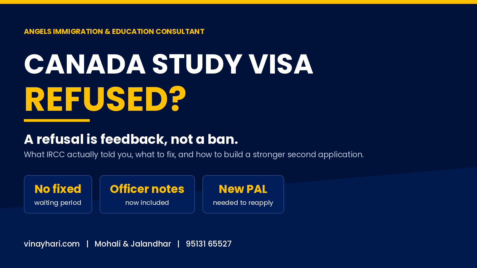 Canada Study Visa Refused? What to Do Next (2026 Guide with IRCC Data)