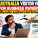 Australia Visitor Visa for Indian business owners with common visa refusal concerns