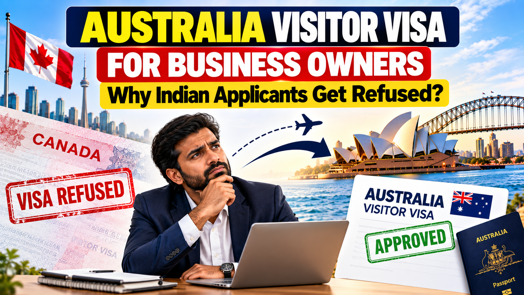 Australia Visitor Visa for Business Owners: Why Indian Applicants Get Refused