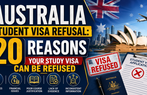 Australia Student Visa Refusal: 20 Reasons Your Study Visa Can Be Refused