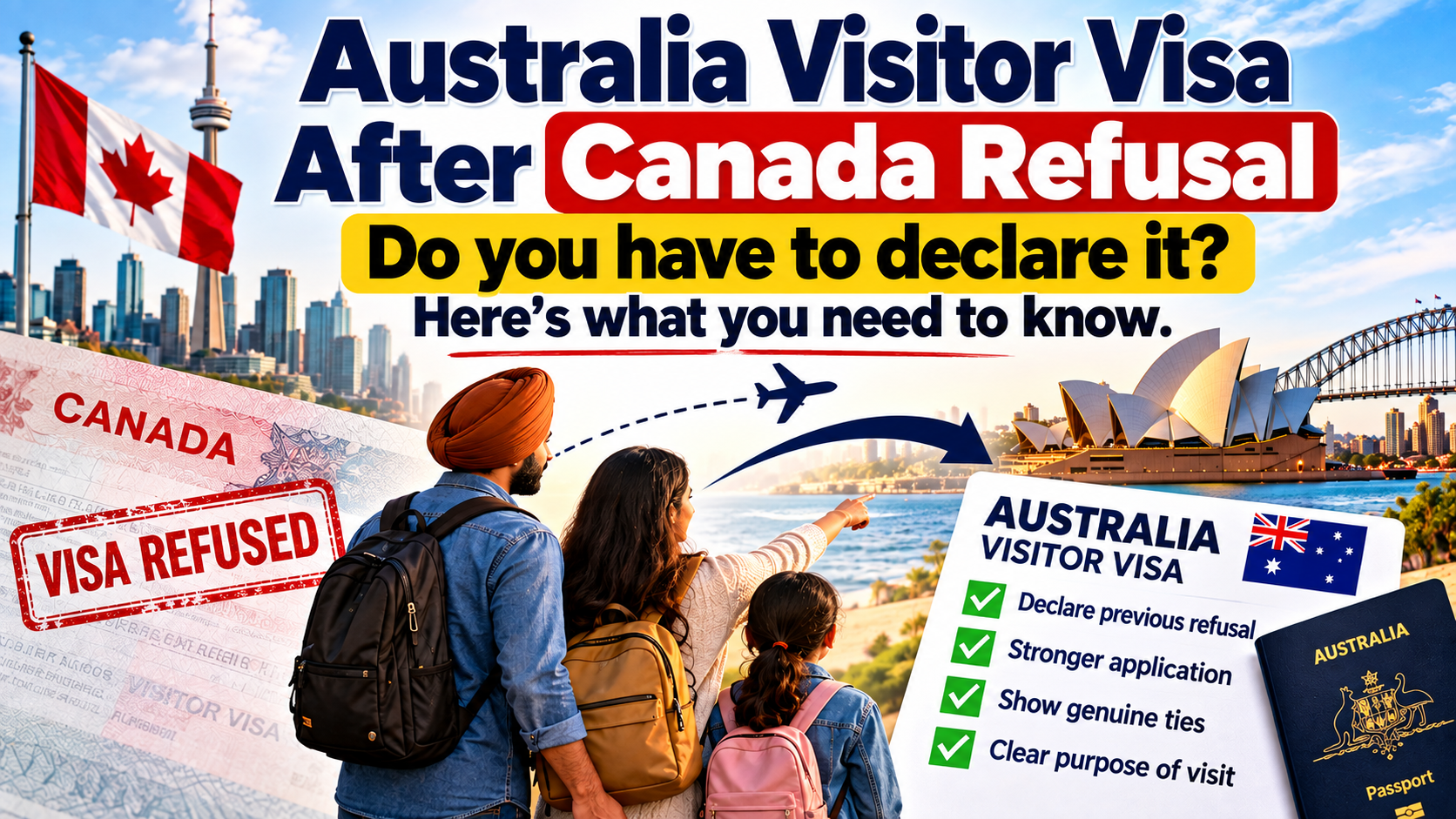 Applying for an Australia Visitor Visa as a Punjabi Family After a Canada Refusal